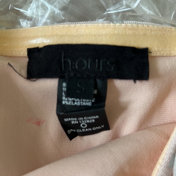 h:ours Rialto Mini Dress in Silver Hearts size s - Picture 4 of 4